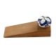 2 Pieces Navy Blue Flower Crackle Ceramic Wooden Door Stopper